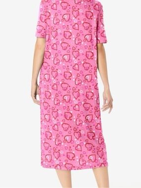 NWT Long French Terry Zip-Front Robe 6X
